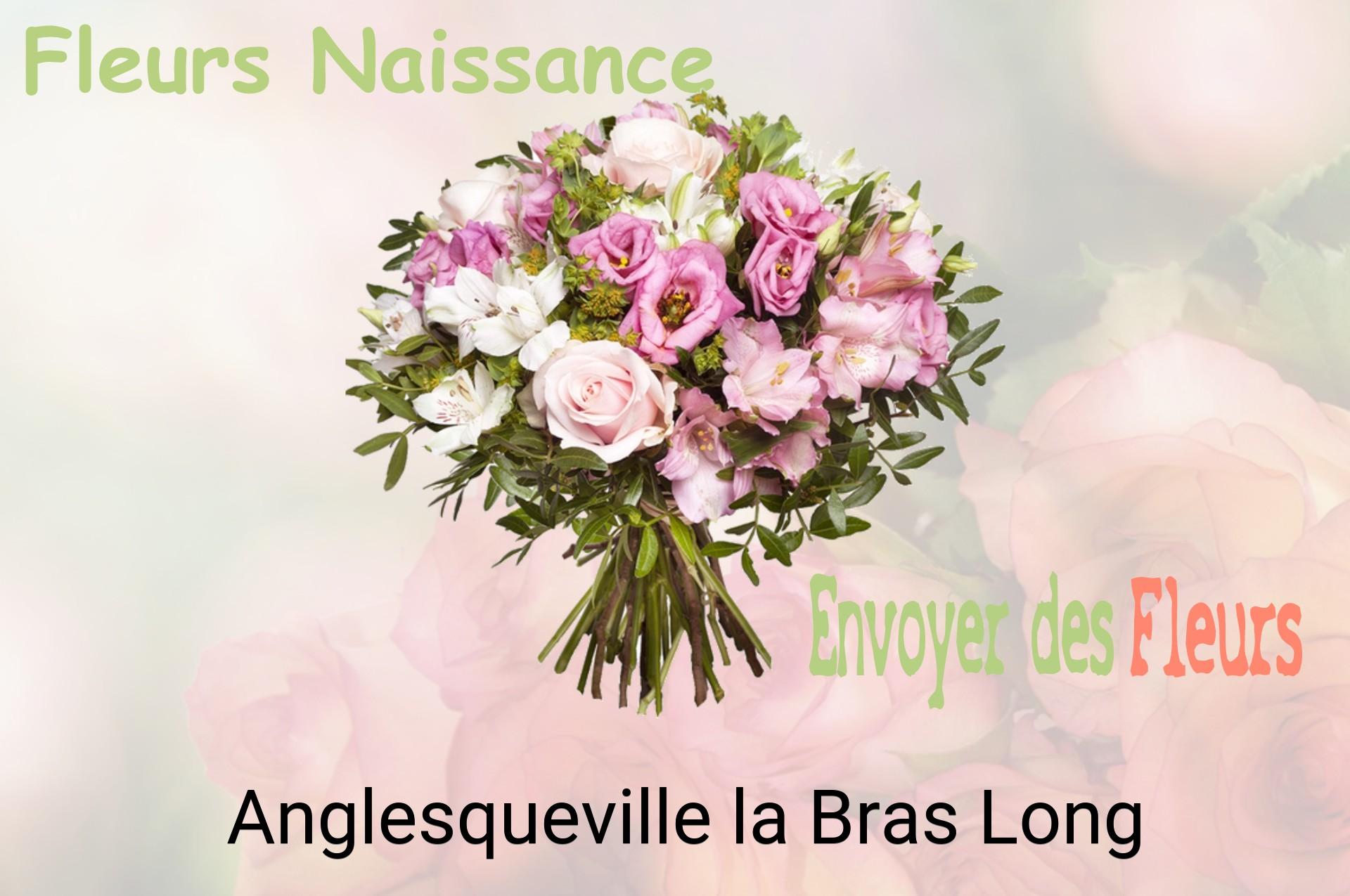 Bouquet de fleurs de naissance livré à Anglesqueville-la-Bras-Long
