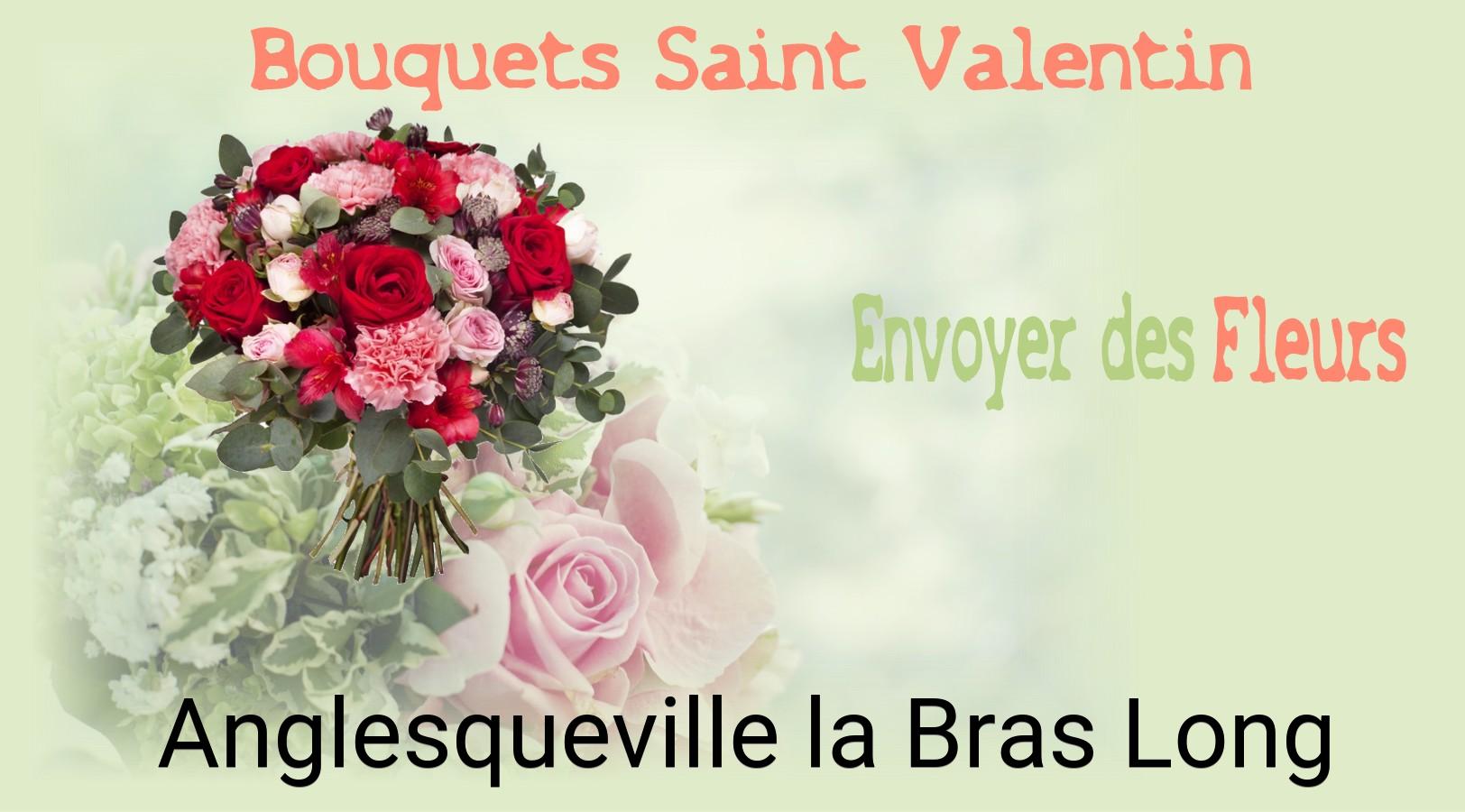 Roses de Saint-Valentin livrées à Anglesqueville-la-Bras-Long